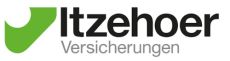Schwarz-grünes Logo Itzehoer Versicherungen